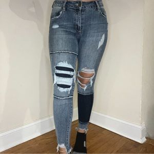Distressed Skinny Jeans